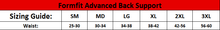 Load image into Gallery viewer, FormFit Advanced Back Support